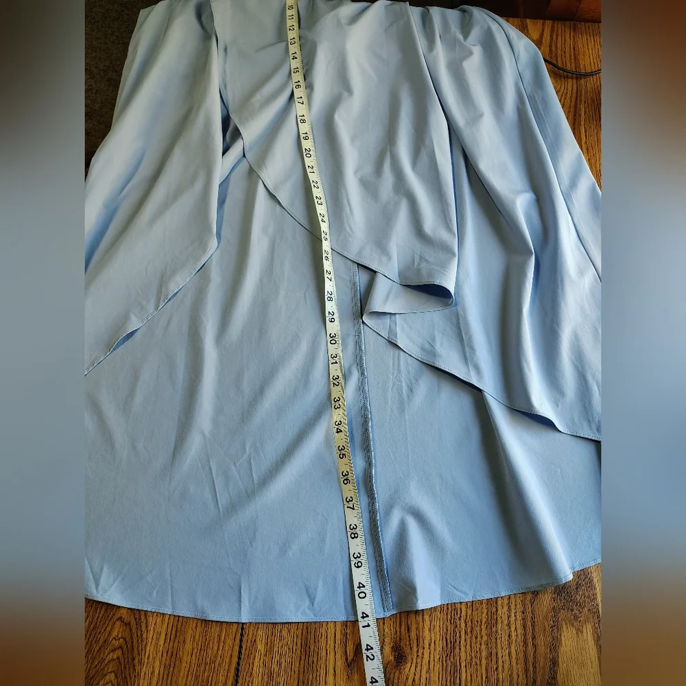 NWT Halara Breezeful 2-in-1 maxi skort high waist Asimetrica light blue ballad L - Picture 13 of 14